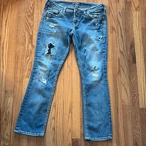 Silver Jeans Women's Blue Boot Cut Denim